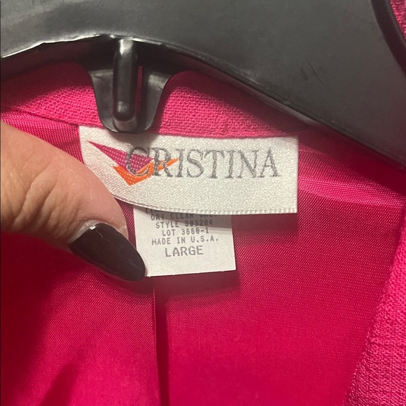 Vintage Women's Pink Blazer - Picture 4 of 5